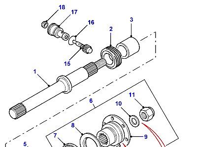 R01060 REAR FLANGE  Defender (L316)