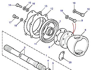 B02025 DRIVE SHAFTS  Defender (L316)