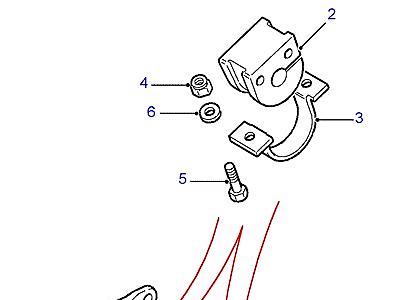 B03005 ANTI ROLL BAR  Defender (L316)
