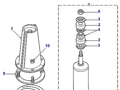 B03015 SHOCK ABSORBERS & SPRINGS  Defender (L316)