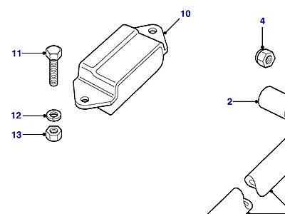 B06010 BOTTOM LINK  Defender (L316)