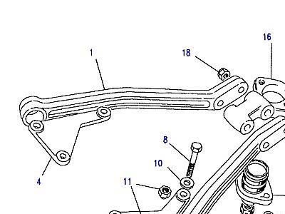 B06030 TOP LINK, FULCRUM & BALL JOINT  Defender (L316)
