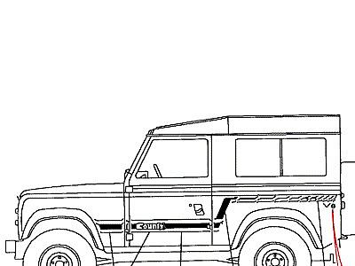 C01020 BODY TAPES  Defender (L316)