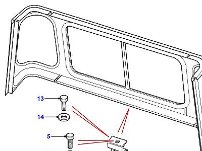 C01085 CAB BODY PANEL FIXINGS  Defender (L316)