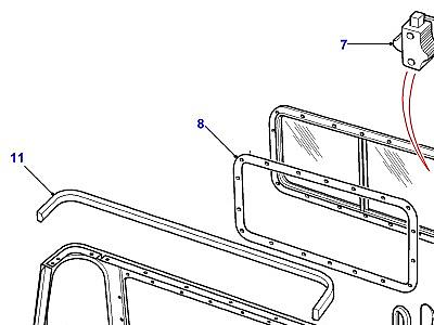 C01090 CAB BODY PANEL REAR  Defender (L316)