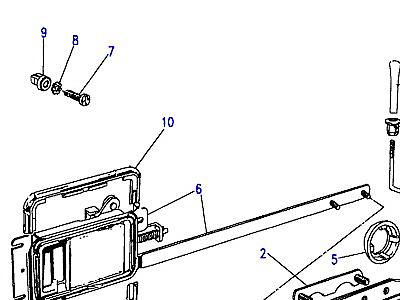 C01190 FRONT DOOR LATCH MECHANISM-TO (V) AA270226  Defender (L316)