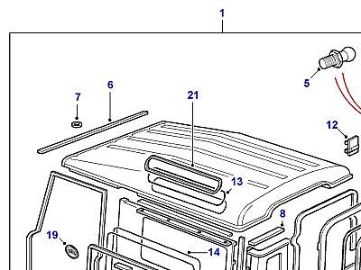 C01235 HARD TOP  Defender (L316)