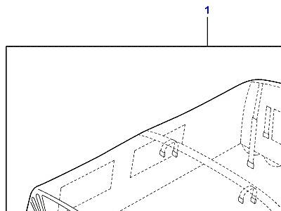 C01245 HOOD В СБОРЕ  Defender (L316)