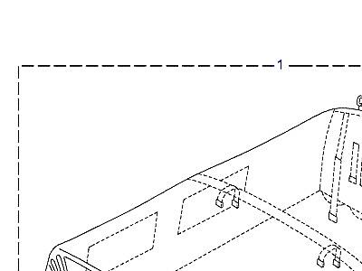 C01250 HOOD В СБОРЕ - CANVAS  Defender (L316)