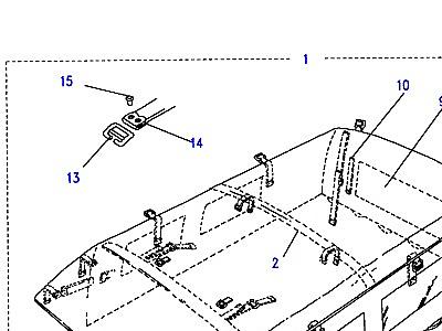 C01260 HOOD В СБОРЕ - CANVAS  Defender (L316)