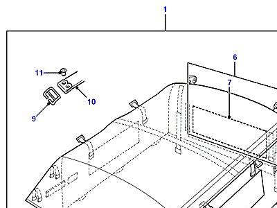 C01285 HOOD В СБОРЕ - CANVAS  Defender (L316)
