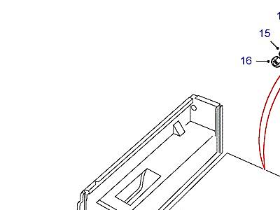 C01410 REAR BODY LOWER - MOUNTINGS  Defender (L316)
