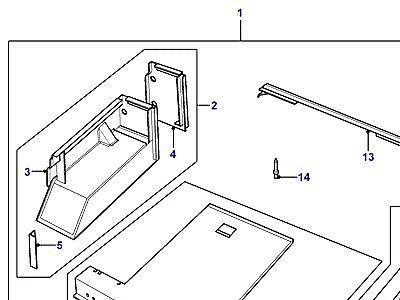 C01435 REAR BODY LOWER  Defender (L316)