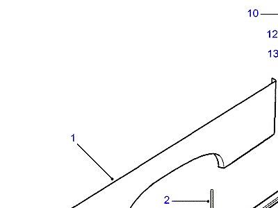 C01460 REAR BODY LOWER - INNER PANELS  Defender (L316)