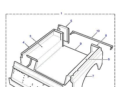 C01470 REAR BODY LOWER - WITH BULKHEAD  Defender (L316)