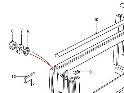 C01490 REAR BODY UPPER  Defender (L316)