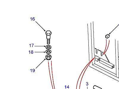 C01515 REAR END DOOR CHECK MECHANISM-WITH TORSION BAR  Defender (L316)