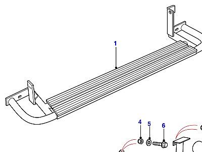 C01620 SIDE RUNNER  Defender (L316)