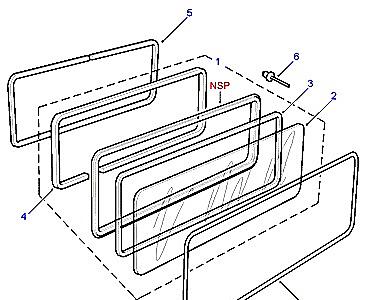 C01625 SIDE WINDOW - FIXED  Defender (L316)