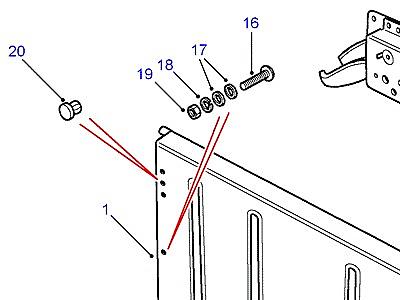 C01690 TAILBOARD В СБОРЕ LOWER-SIDE HINGED  Defender (L316)