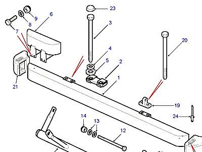C02030 FRONT BUMPER & BUMPERETTES  Defender (L316)