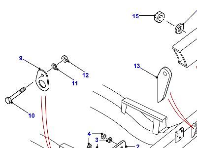 C02035 LIFTING HANDLE & LASHING RING  Defender (L316)