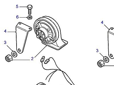 D01035 HORN-FROM (V) KA923604-WITH STANDARD HEATER  Defender (L316)