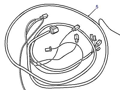 D02040 HARNESS- СИСТЕМА КОНДИЦИОНИРОВАНИЯ -SUPPLEMENTARY-RHD  Defender (L316)