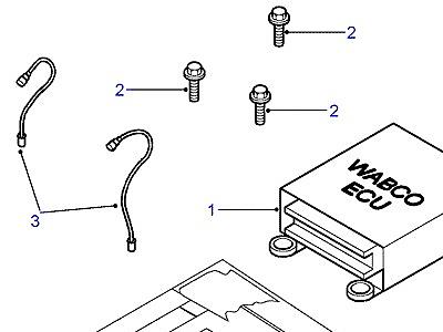 D04005 ECU-ANTI-LOCK BRAKING SYSTEM  Defender (L316)