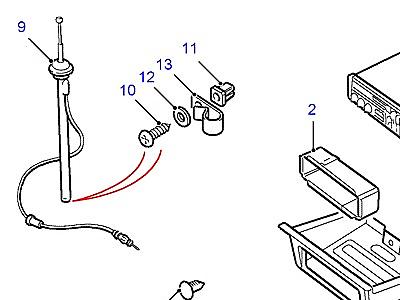 D06015 RADIO CASSETTE-FROM (V) MA939976 TO MA969102  Defender (L316)