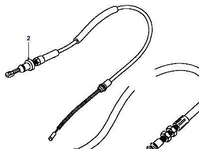 E03005 РУЧНОЙ ТОРМОЗ CABLE  Defender (L316)