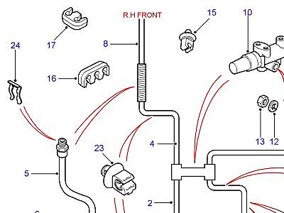 E04015 FRONT - REAR DISCS WITH BRAKE VALVE  Defender (L316)