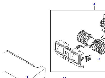 F01040 EVAPORATOR В СБОРЕ  Defender (L316)