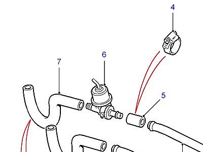 F01110 HEATER PIPES  Defender (L316)