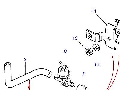 F01125 HEATER PIPES  Defender (L316)