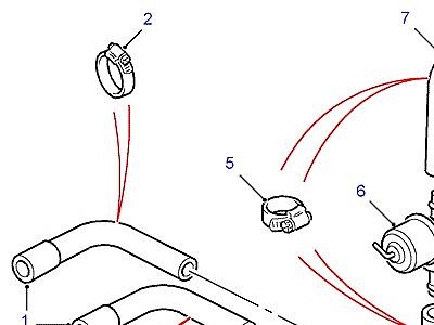 F01130 HEATER PIPES  Defender (L316)