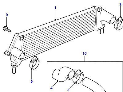 F02035 INTERCOOLER HOSES  Defender (L316)