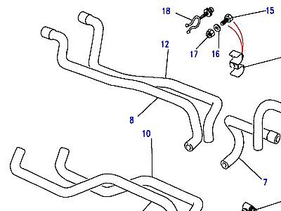 F03025 HEATER PIPES  Defender (L316)