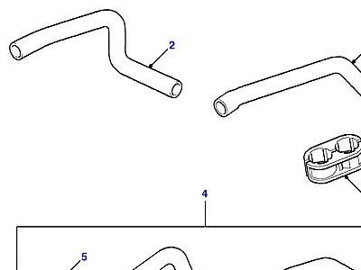 F03030 HEATER PIPES  Defender (L316)