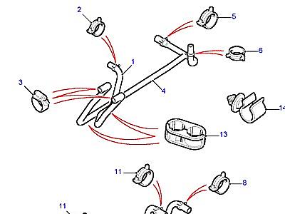 F03040 HEATER PIPES  Defender (L316)