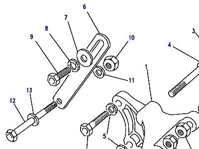 G01030 ALTERNATOR FIXINGS  Defender (L316)