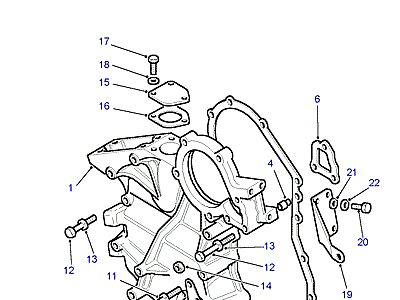 G01085 FRONT COVER  Defender (L316)