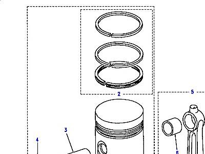 G01120 PISTON, CONNECTING ROD & BEARINGS  Defender (L316)