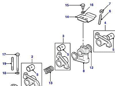 G01140 ROCKER SHAFT  Defender (L316)