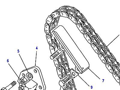 G01175 TIMING CHAIN & MECHANICAL TENSIONER  Defender (L316)