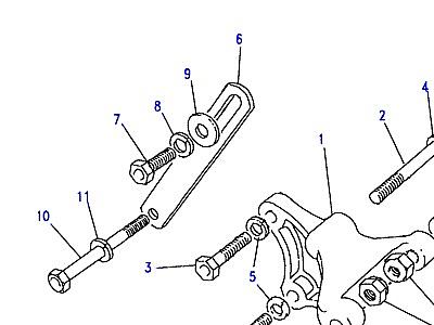 G03025 ОПОРЫ ГЕНЕРАТОРА  Defender (L316)