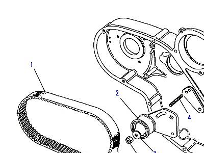 G03180 TIMING BELT & TENSIONER  Defender (L316)