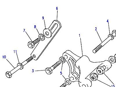 G04030 ALTERNATOR FIXINGS  Defender (L316)