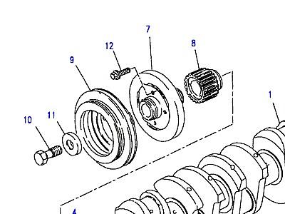 G04050 CRANKSHAFT & BEARINGS  Defender (L316)