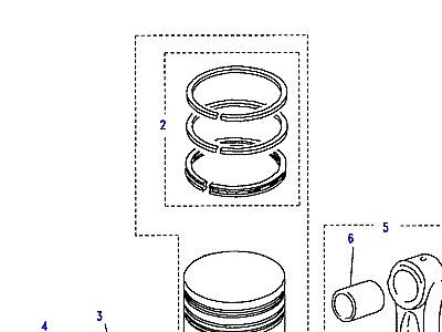 G04140 PISTON, CONNECTING ROD & BEARINGS  Defender (L316)